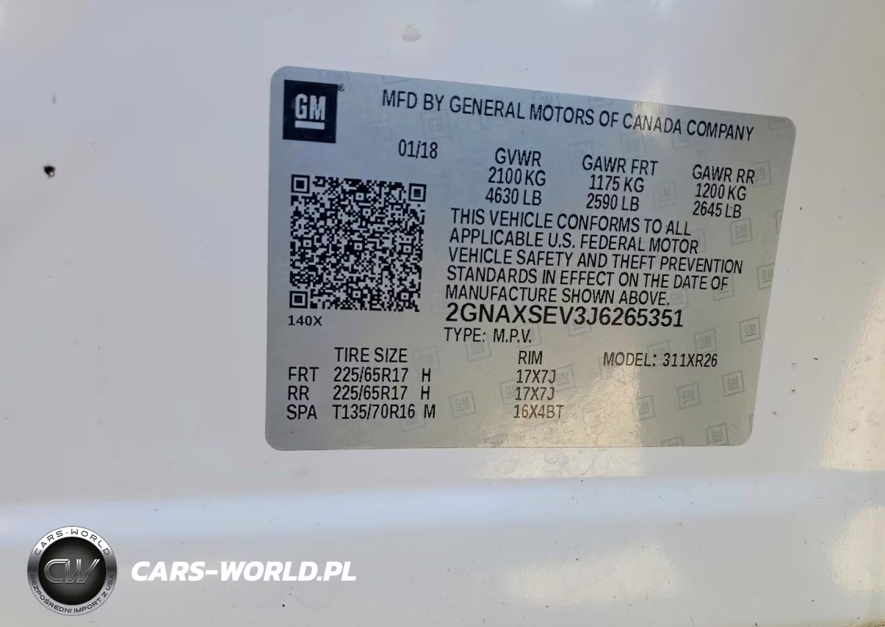 2018 Chevrolet Equinox Lt VIN:2GNAXSEV3J6265351 - 13