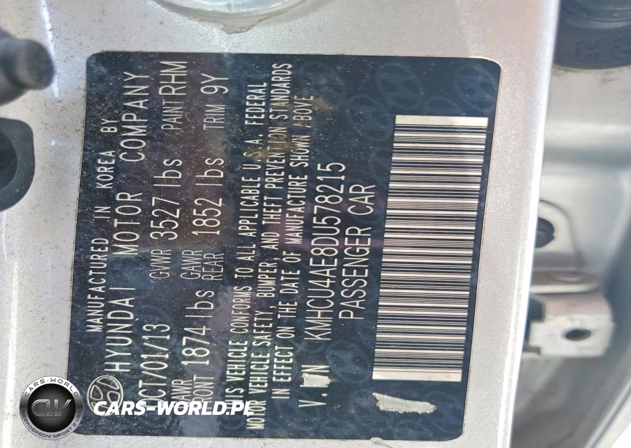 2013 Hyundai Accent Gls VIN:KMHCU4AE8DU578215 - 13