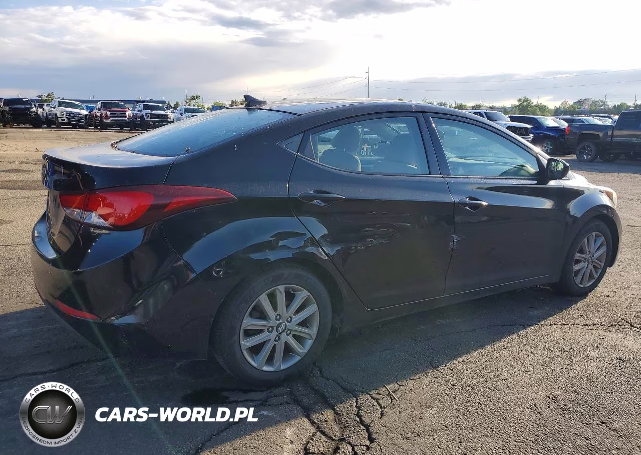 2014 Hyundai Elantra Se VIN:KMHDH4AE5EU073176 - 3