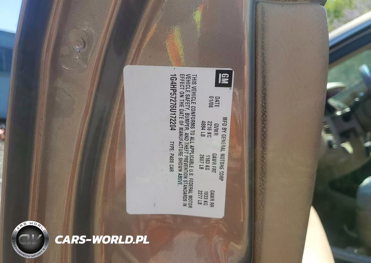 2006 Buick Lucerne Cx VIN:1G4HP57276U172204 - 12
