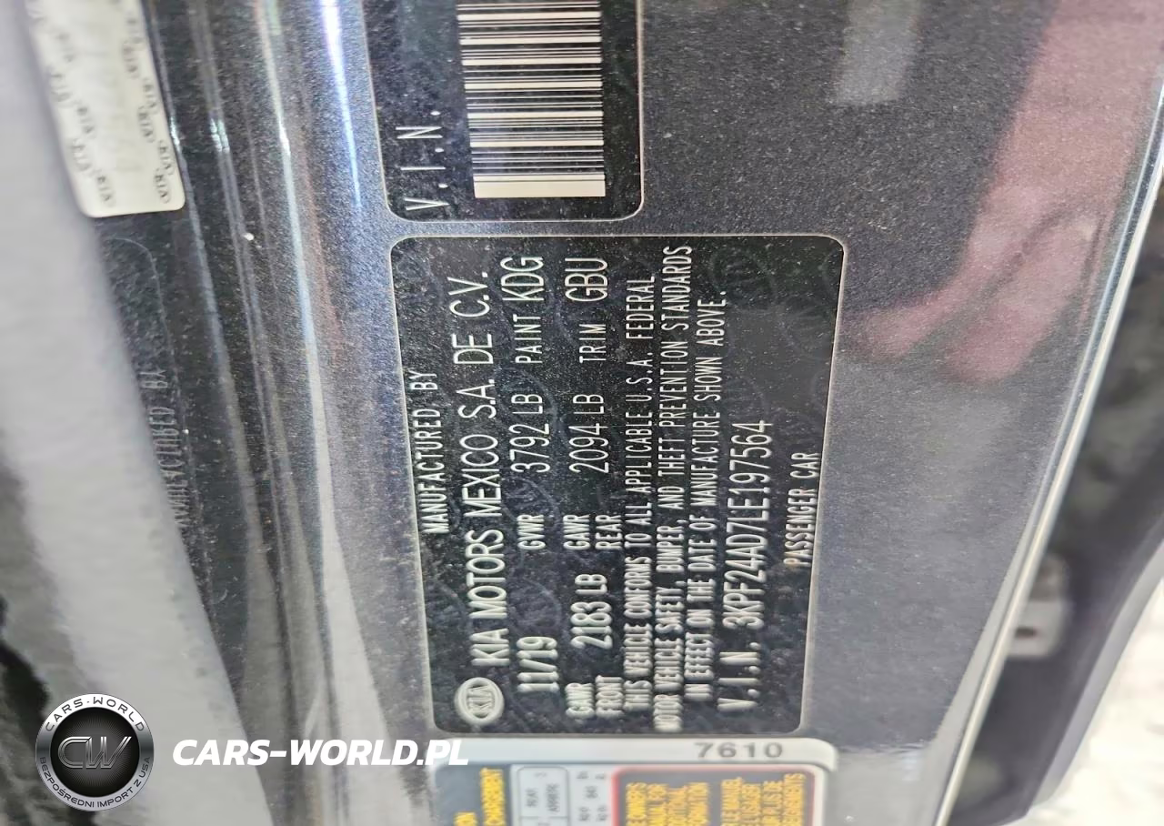 2020 Kia Forte Lxs VIN:3KPF24AD7LE197564 - 12