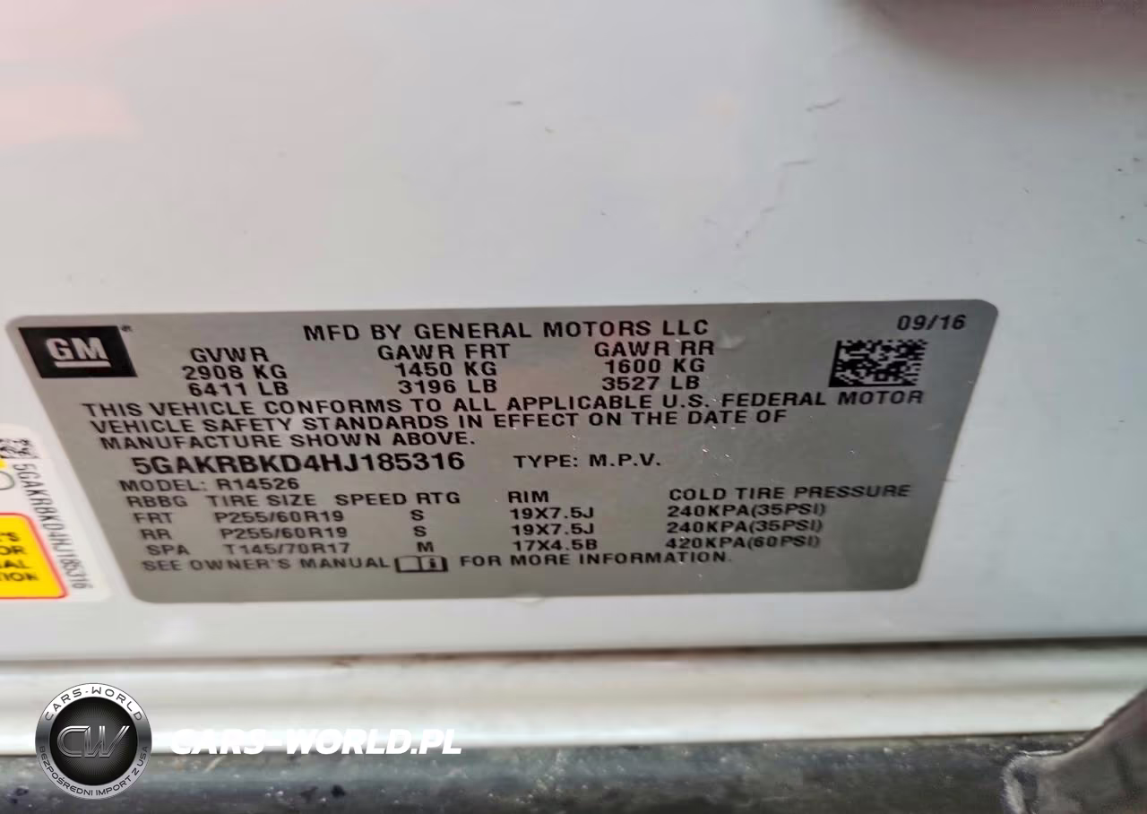 2017 Buick Enclave VIN:5GAKRBKD4HJ185316 - 14
