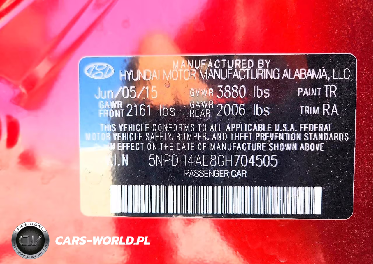 2016 Hyundai Elantra Se VIN:5NPDH4AE8GH704505 - 12