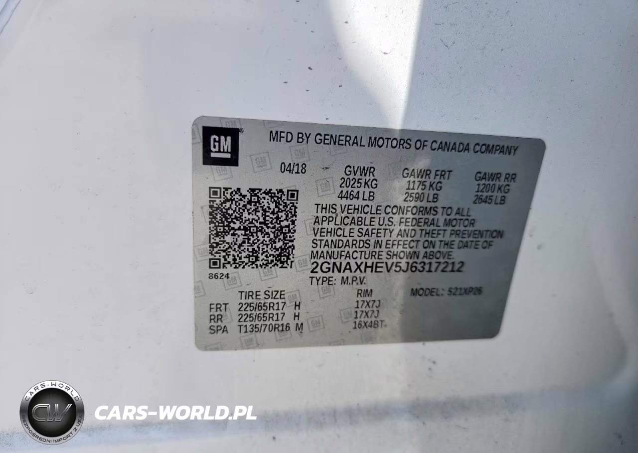 2018 Chevrolet Equinox Ls VIN:2GNAXHEV5J6317212 - 13
