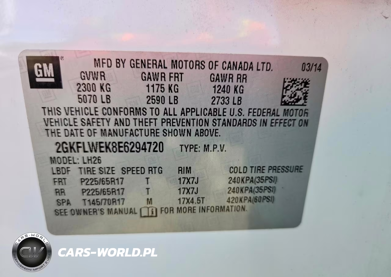 2014 GMC Terrain Sle VIN:2GKFLWEK8E6294720 - 13
