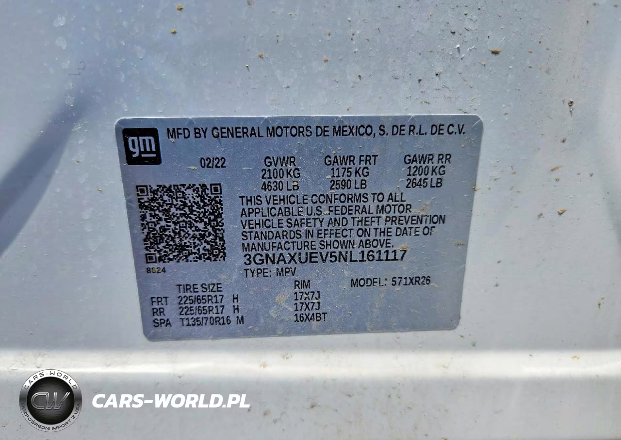 2022 Chevrolet Equinox Lt VIN:3GNAXUEV5NL161117 - 13