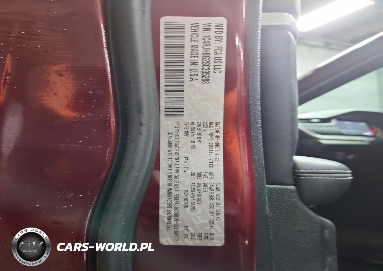 2025 Jeep Grand Cherokee Limited VIN:1C4RJHBG2SC335288 - 13