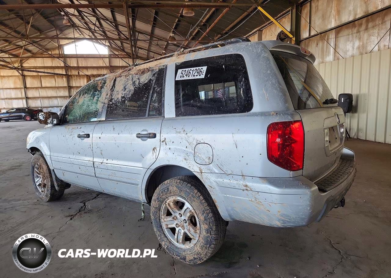 2005 Honda Pilot Exl VIN:2HKYF18505H530874 - 2