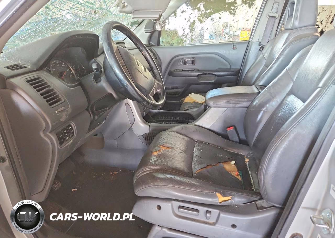 2005 Honda Pilot Exl VIN:2HKYF18505H530874 - 7