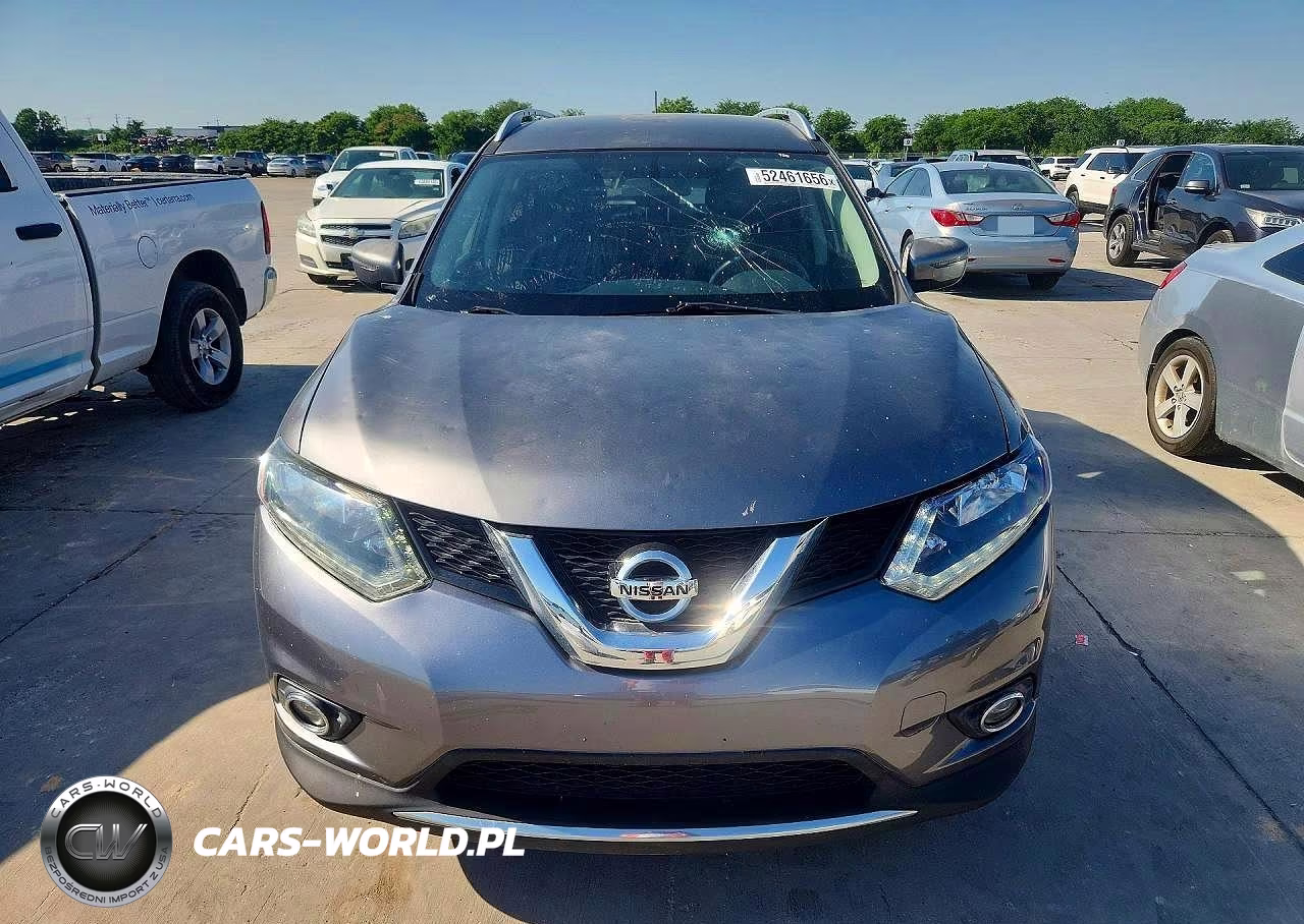 2016 Nissan Rogue Sv VIN:KNMAT2MT3GP731230 - 5