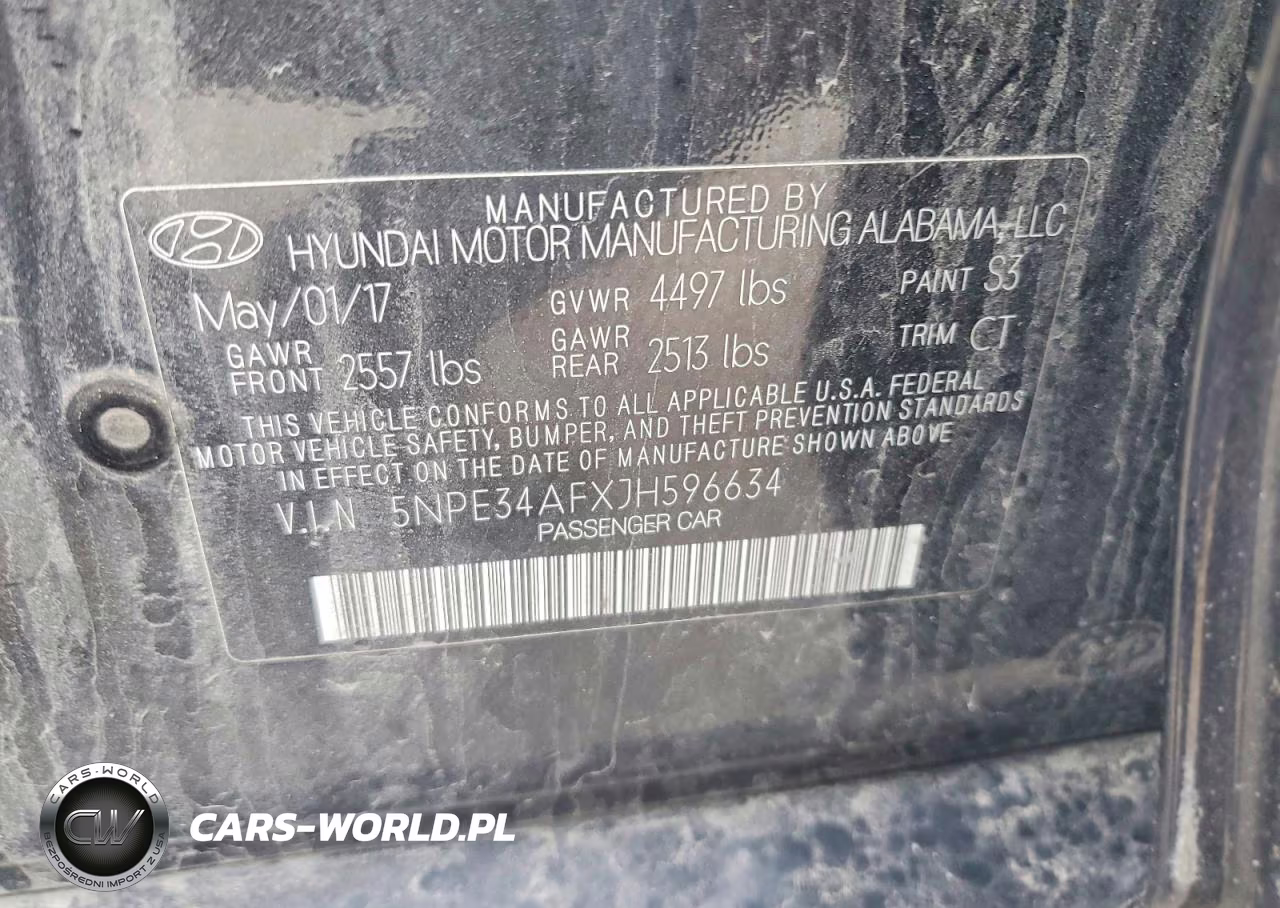 2018 Hyundai Sonata Sel VIN:5NPE34AFXJH596634 - 12