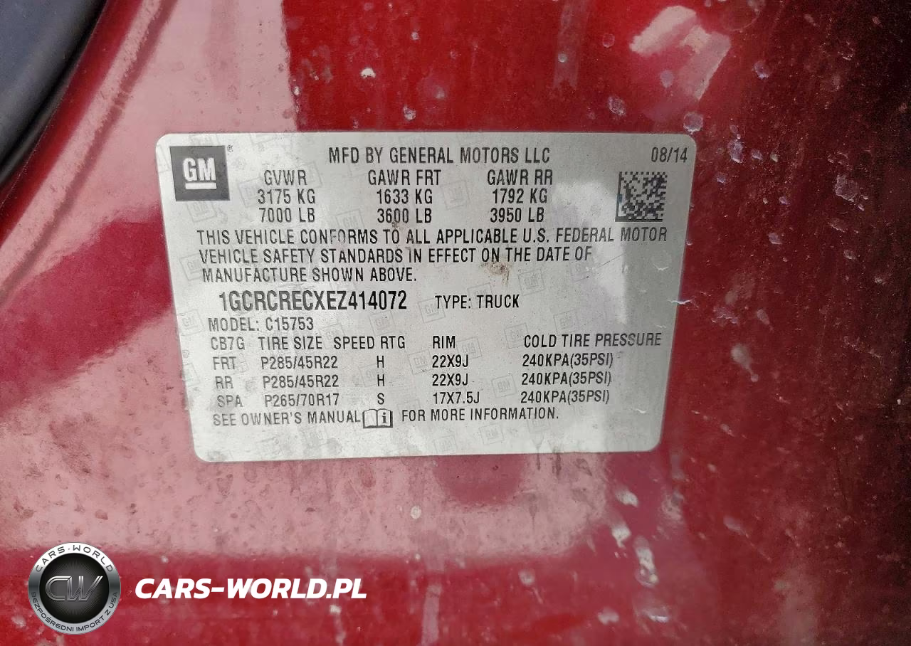 2014 Chevrolet Silverado C1500 Lt VIN:1GCRCRECXEZ414072 - 12