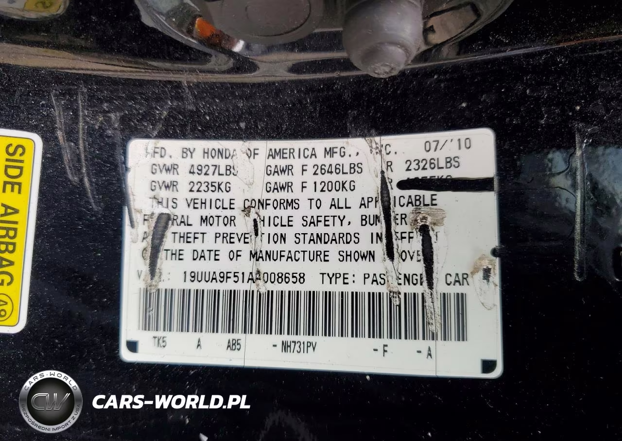 2010 Acura Tl VIN:19UUA9F51AA008658 - 12