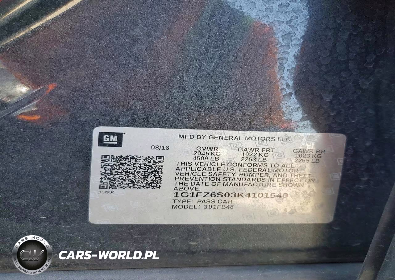2019 Chevrolet Bolt Ev Premier VIN:1G1FZ6S03K4101540 - 12