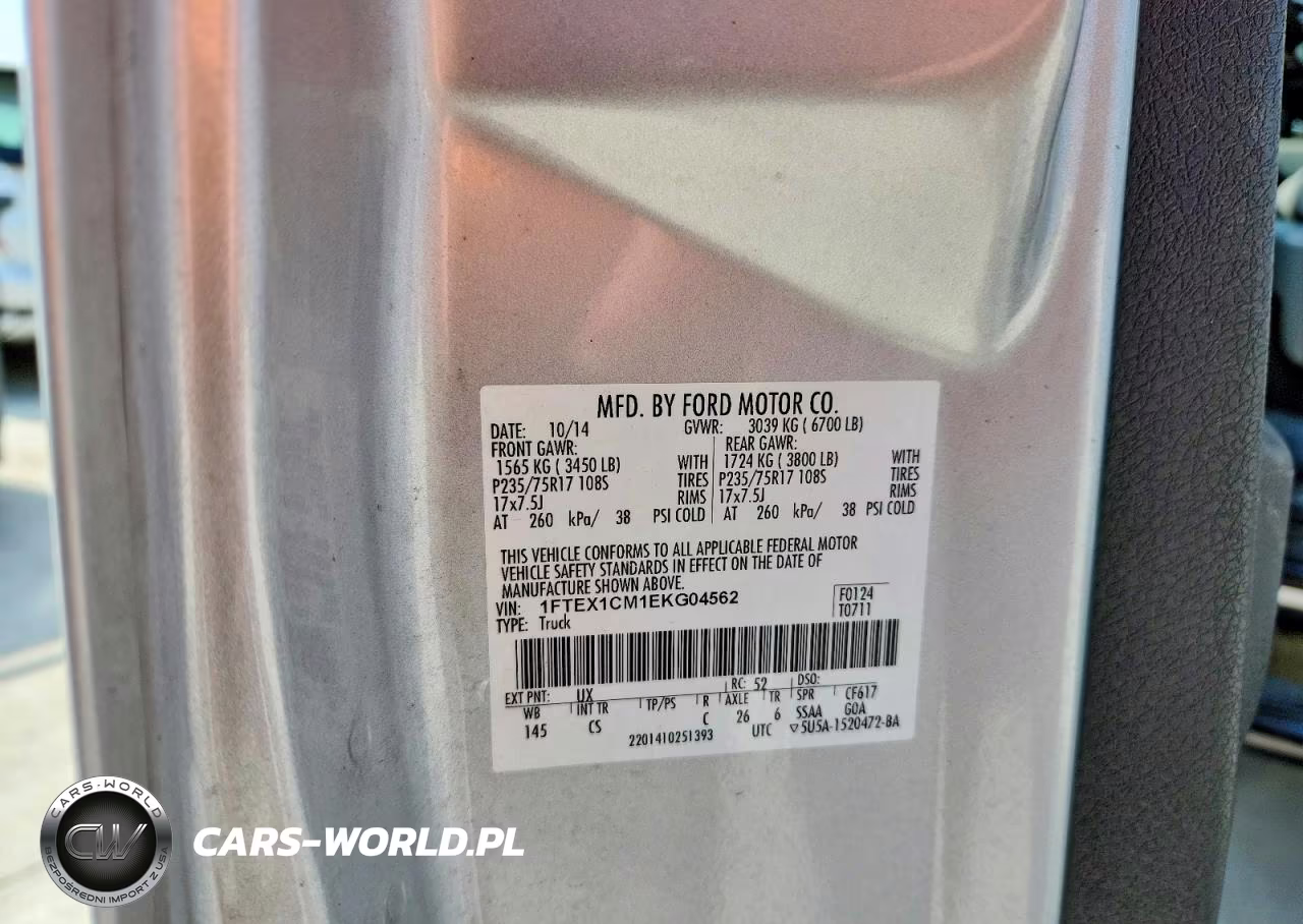 2014 Ford F150 Super Cab VIN:1FTEX1CM1EKG04562 - 12