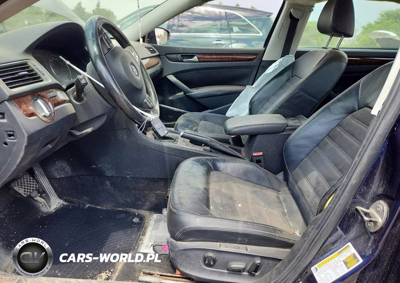 2013 Volkswagen Passat Sel VIN:1VWCN7A38DC138273 - 7