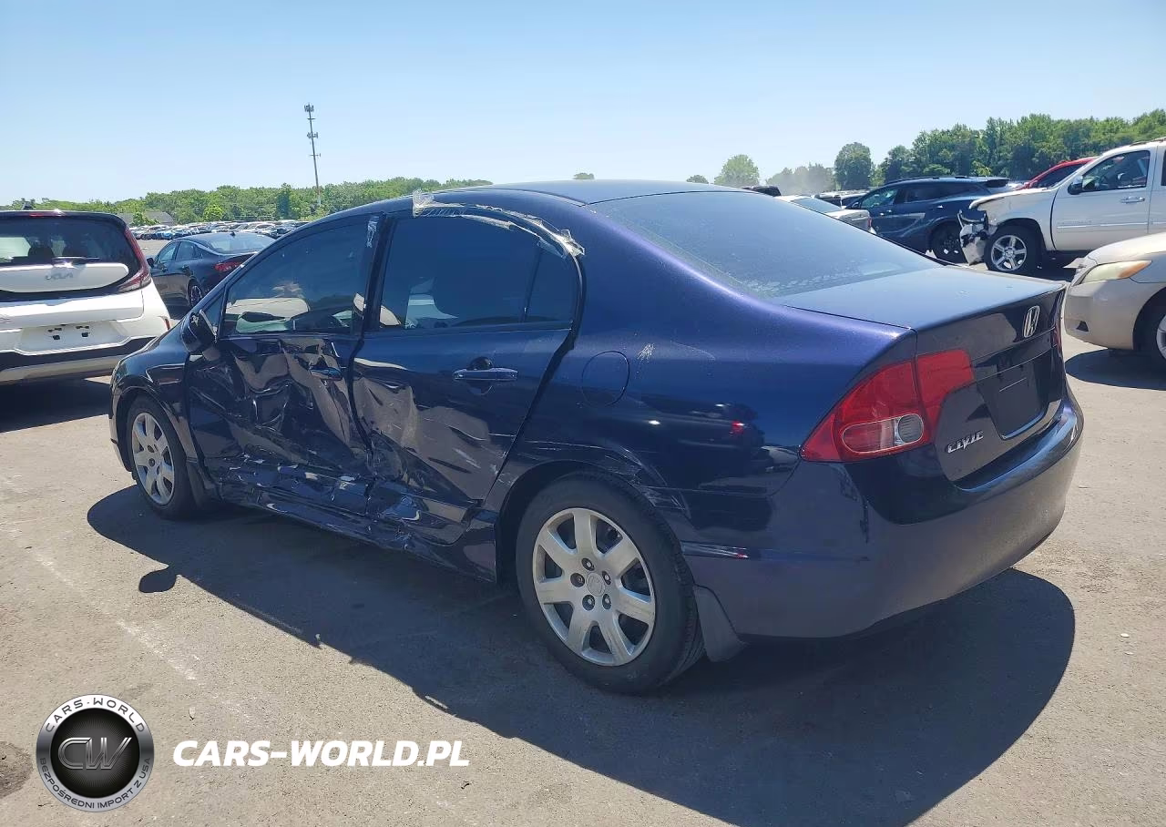 2008 Honda Civic Lx VIN:2HGFA165X8H510378 - 2