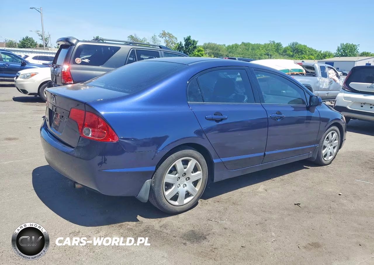 2008 Honda Civic Lx VIN:2HGFA165X8H510378 - 3