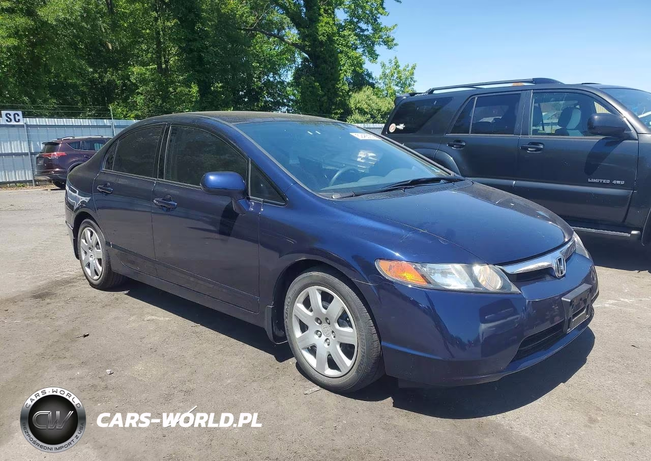 2008 Honda Civic Lx VIN:2HGFA165X8H510378 - 4