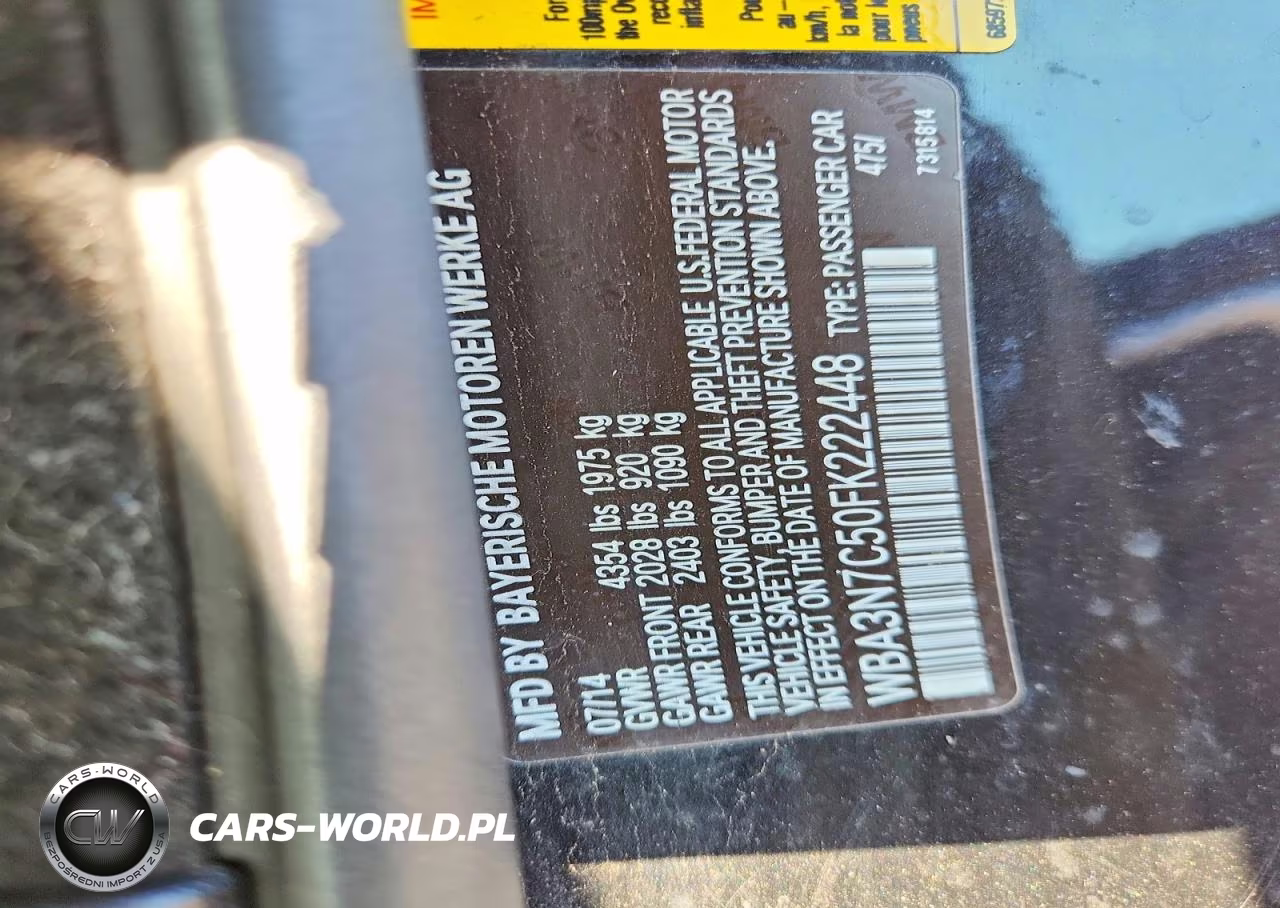 2015 BMW 428 I VIN:WBA3N7C50FK222448 - 12