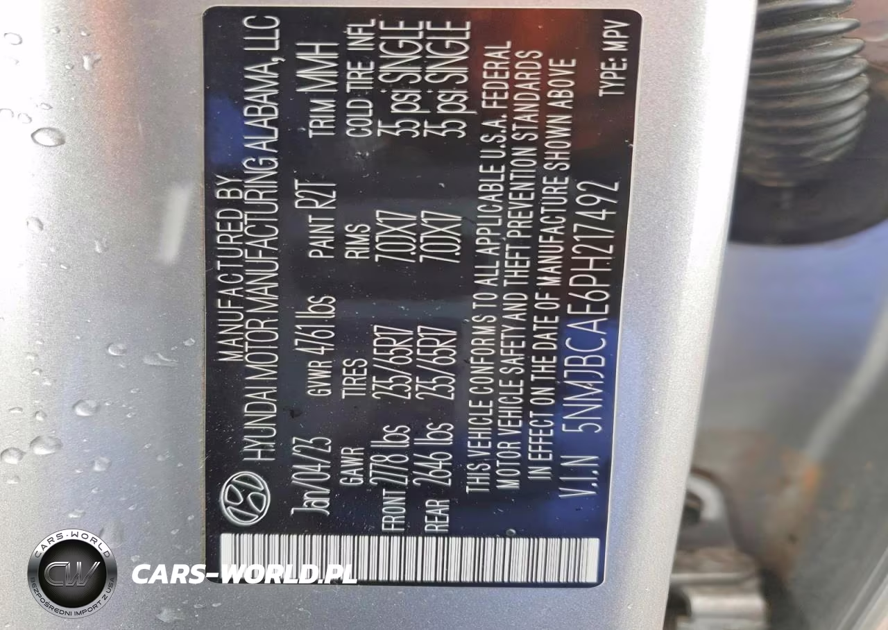 2023 Hyundai Tucson Sel VIN:5NMJBCAE6PH217492 - 12