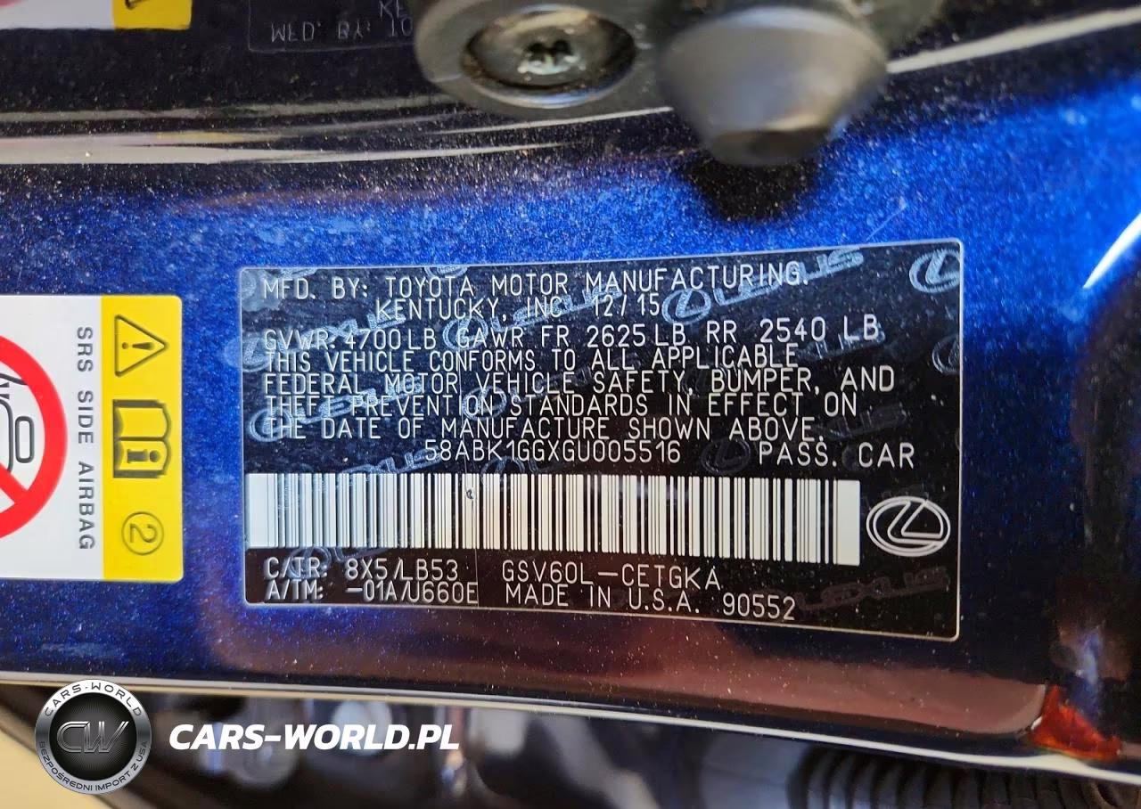2016 Lexus Es 350 VIN:58ABK1GGXGU005516 - 12