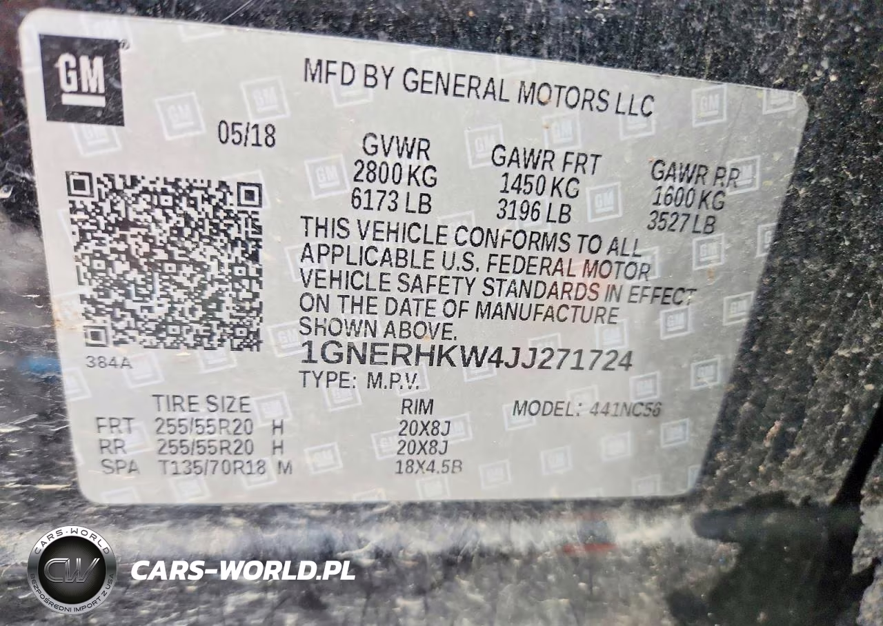 2018 Chevrolet Traverse Lt VIN:1GNERHKW4JJ271724 - 13