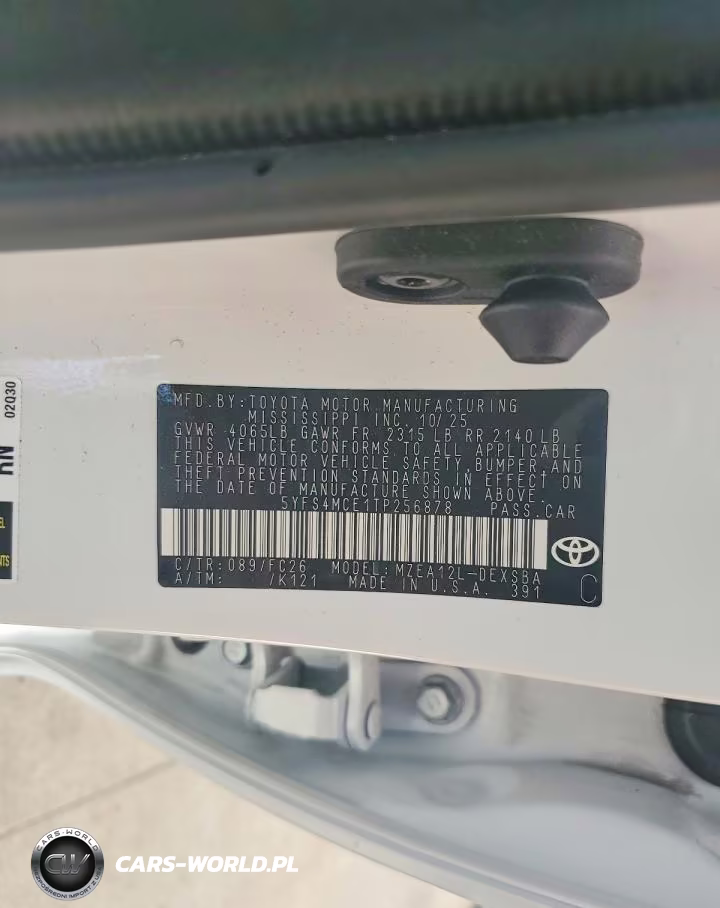 2026 Toyota Corolla Se VIN:5YFS4MCE1TP256878 - 13
