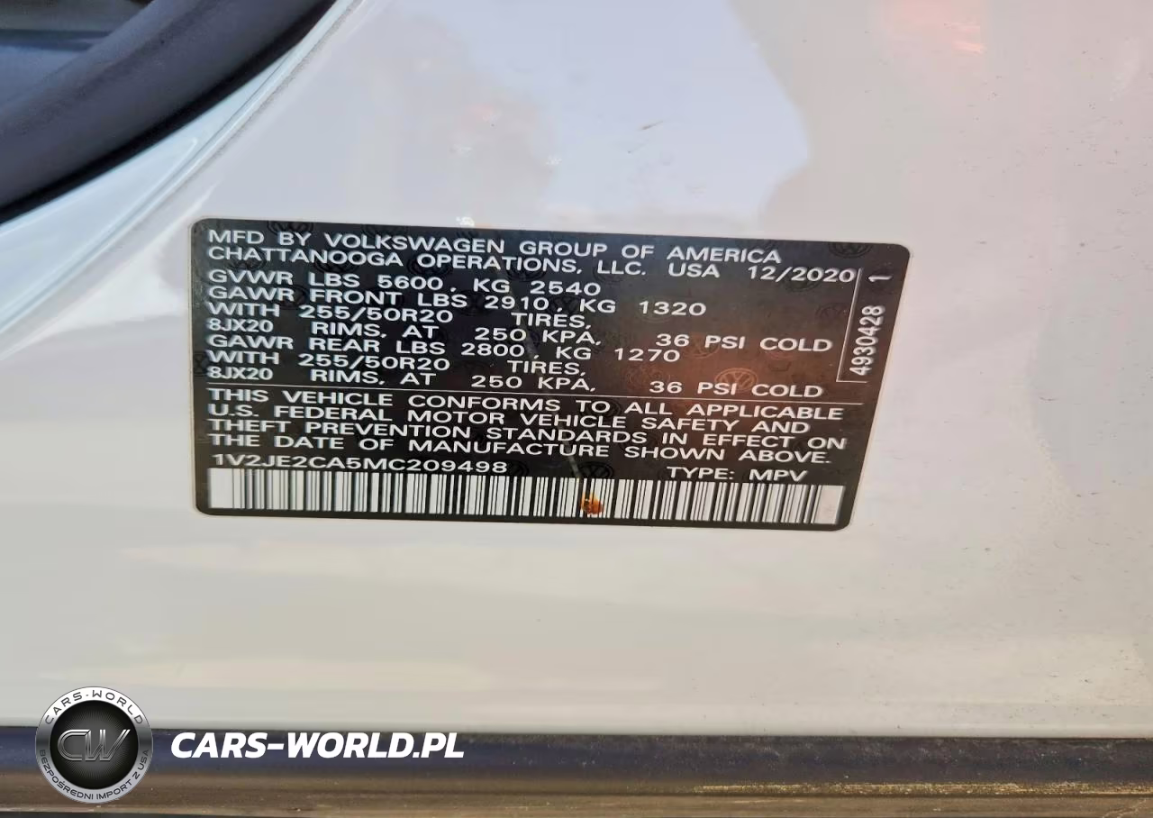 2021 Volkswagen Atlas Cross Sport Se VIN:1V2JE2CA5MC209498 - 13