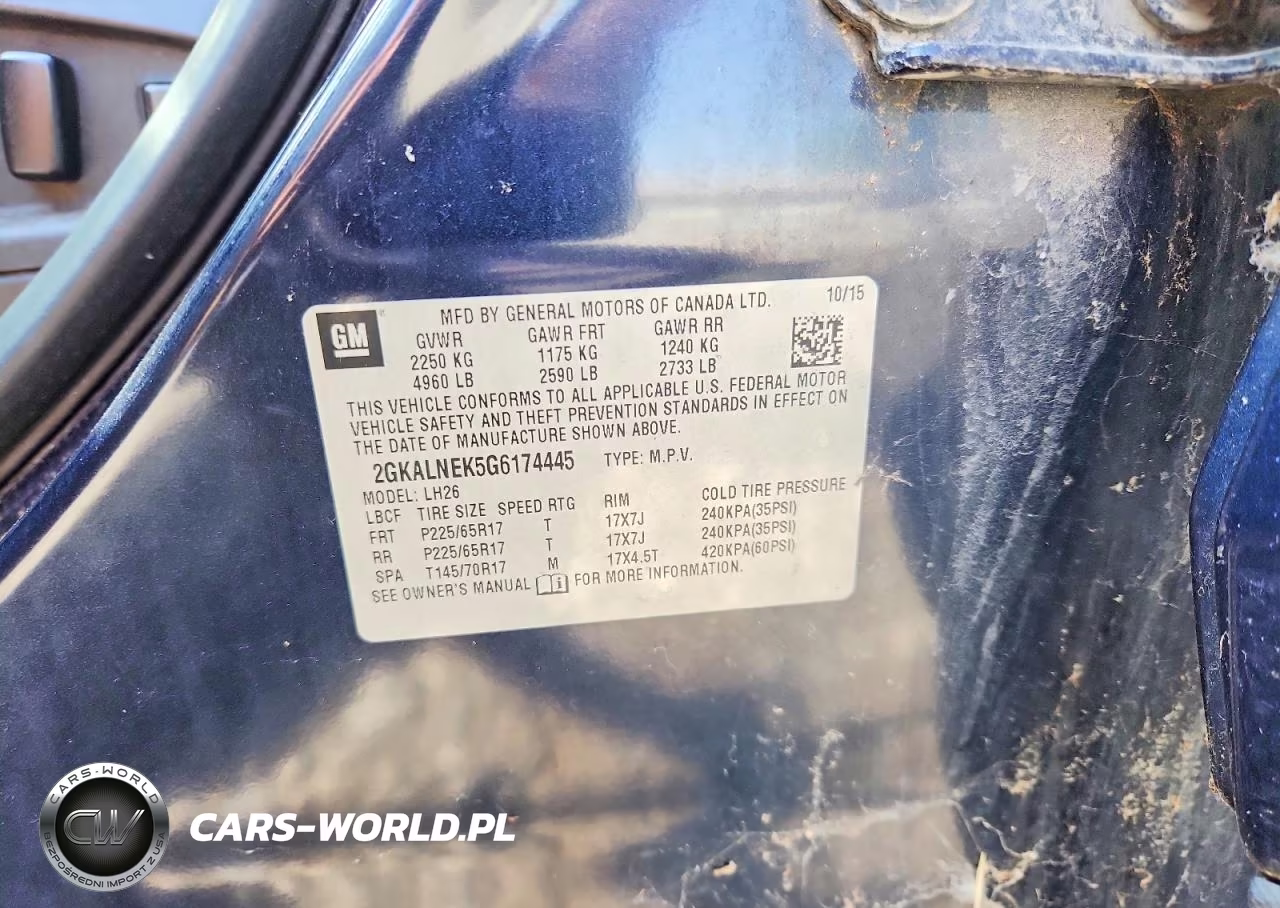 2016 GMC Terrain Sle VIN:2GKALNEK5G6174445 - 12