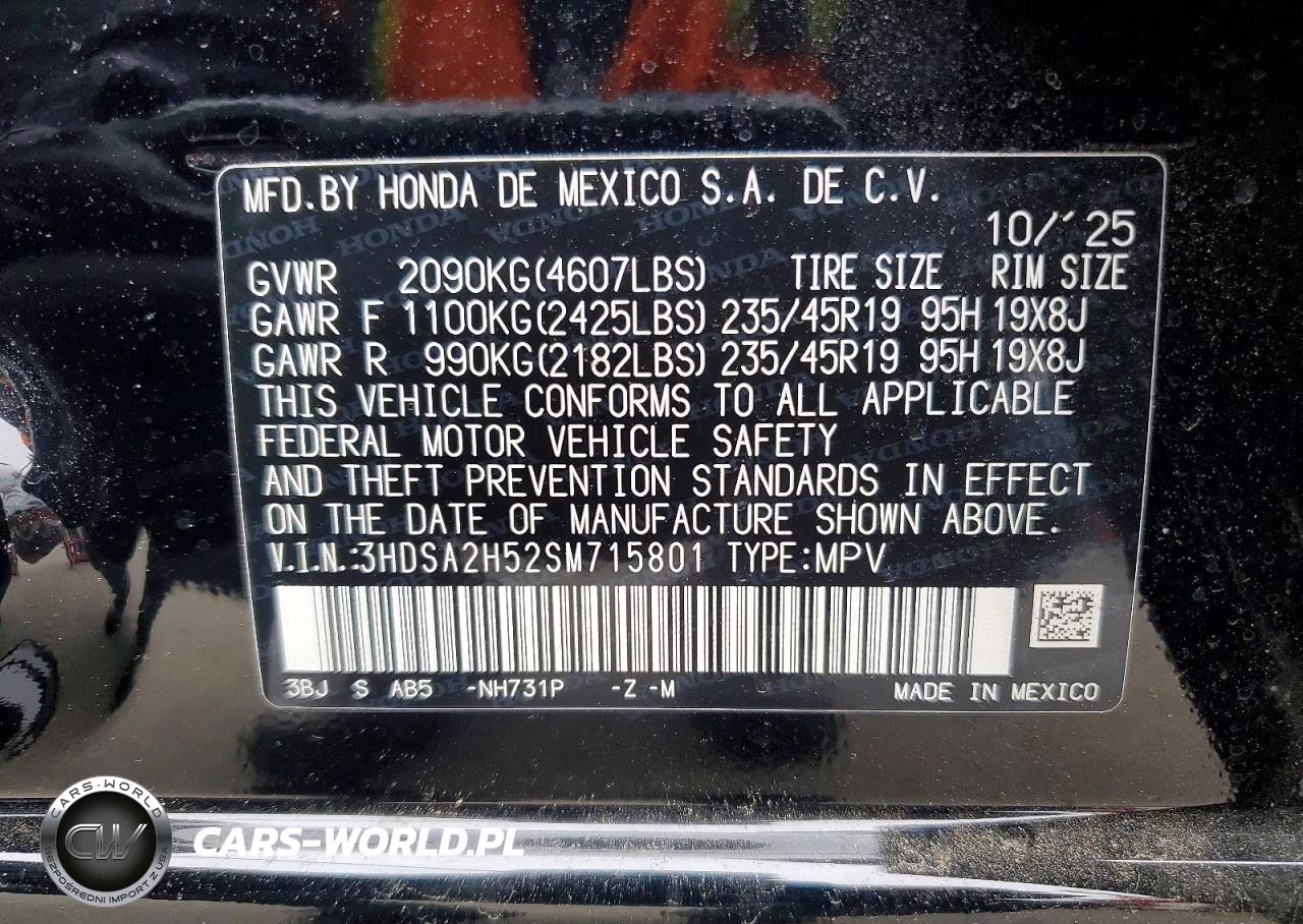 2025 Acura Adx A-Spec VIN:3HDSA2H52SM715801 - 13