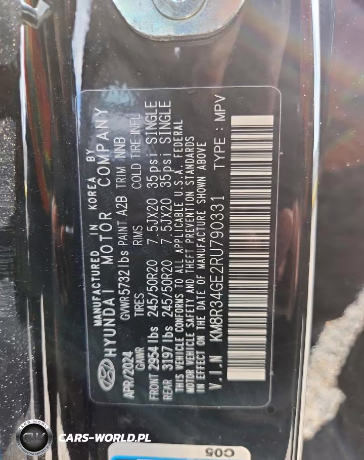 2024 Hyundai Palisade Xrt VIN:KM8R34GE2RU790331 - 14