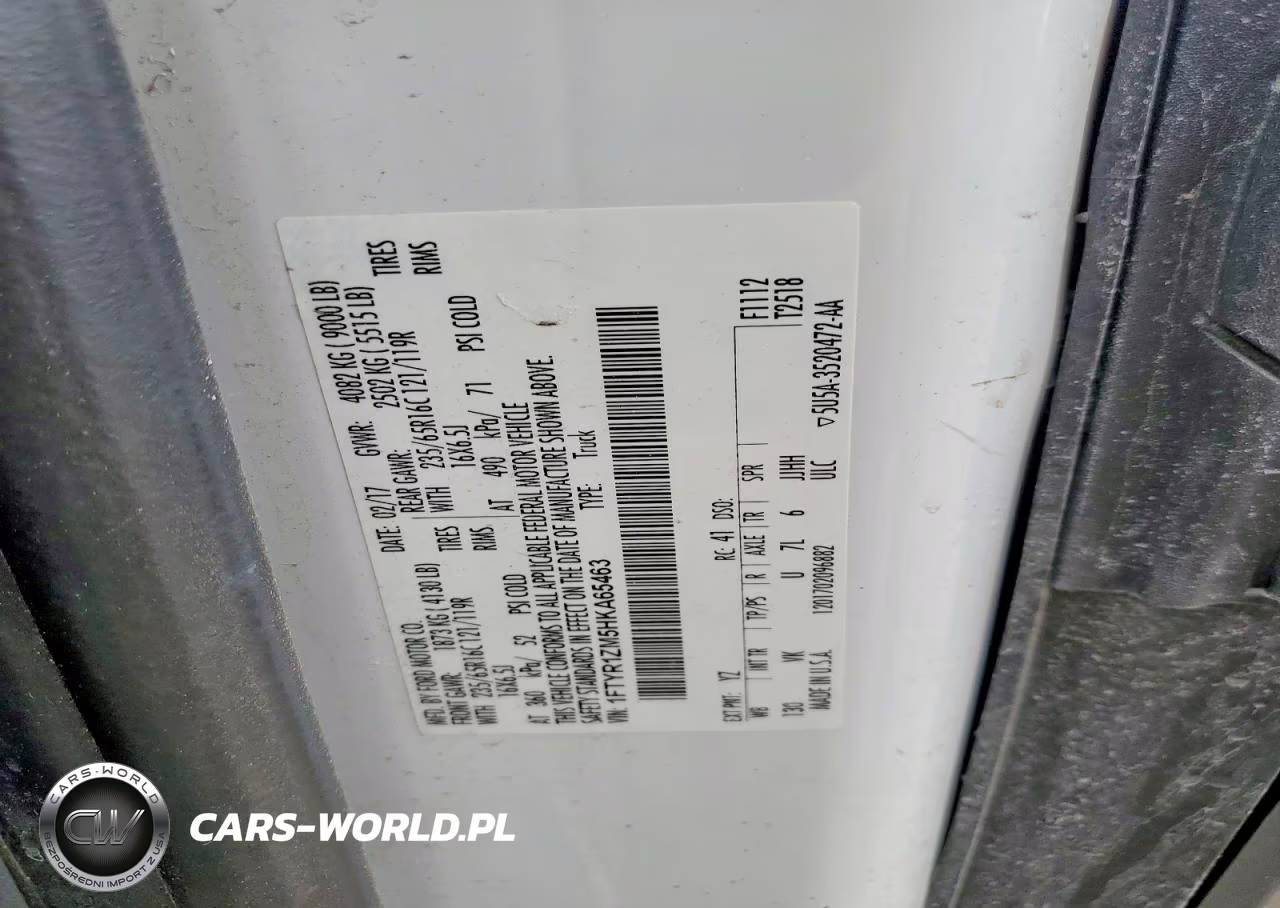 2017 Ford Transit T-250 VIN:1FTYR1ZM5HKA65463 - 12