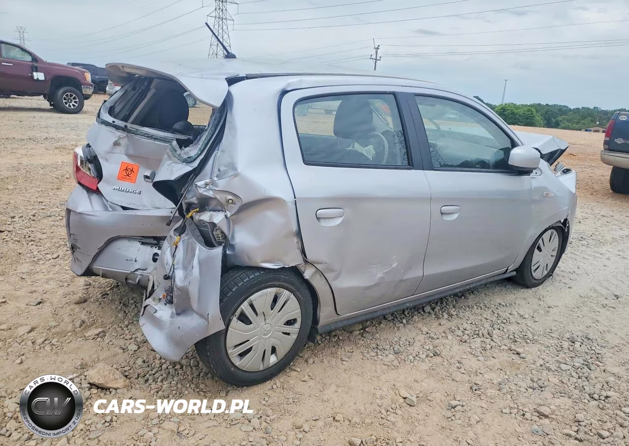 2022 Mitsubishi Mirage Es VIN:ML32AUHJ3NH004663 - 3