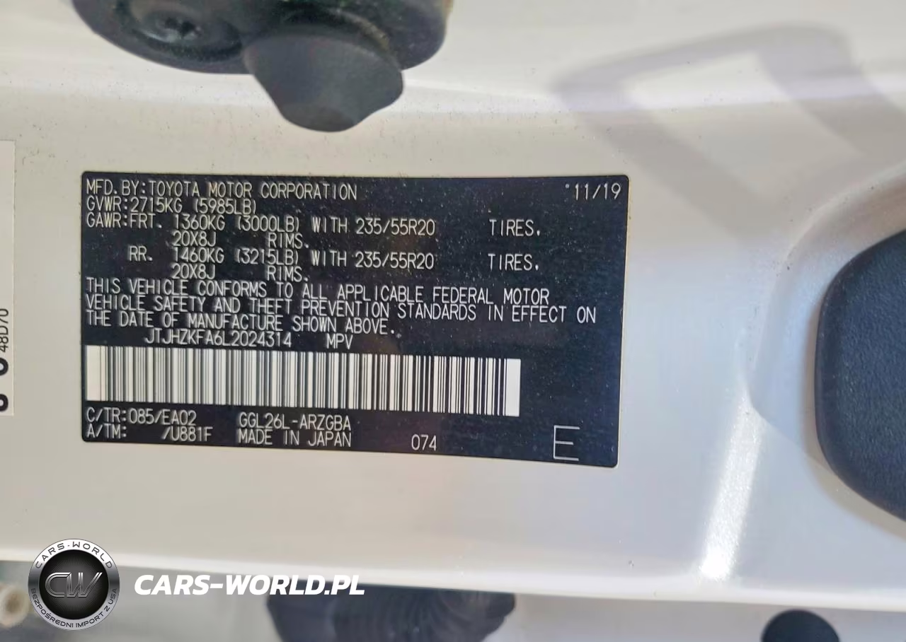 2020 Lexus Rx 350 L VIN:JTJHZKFA6L2024314 - 13