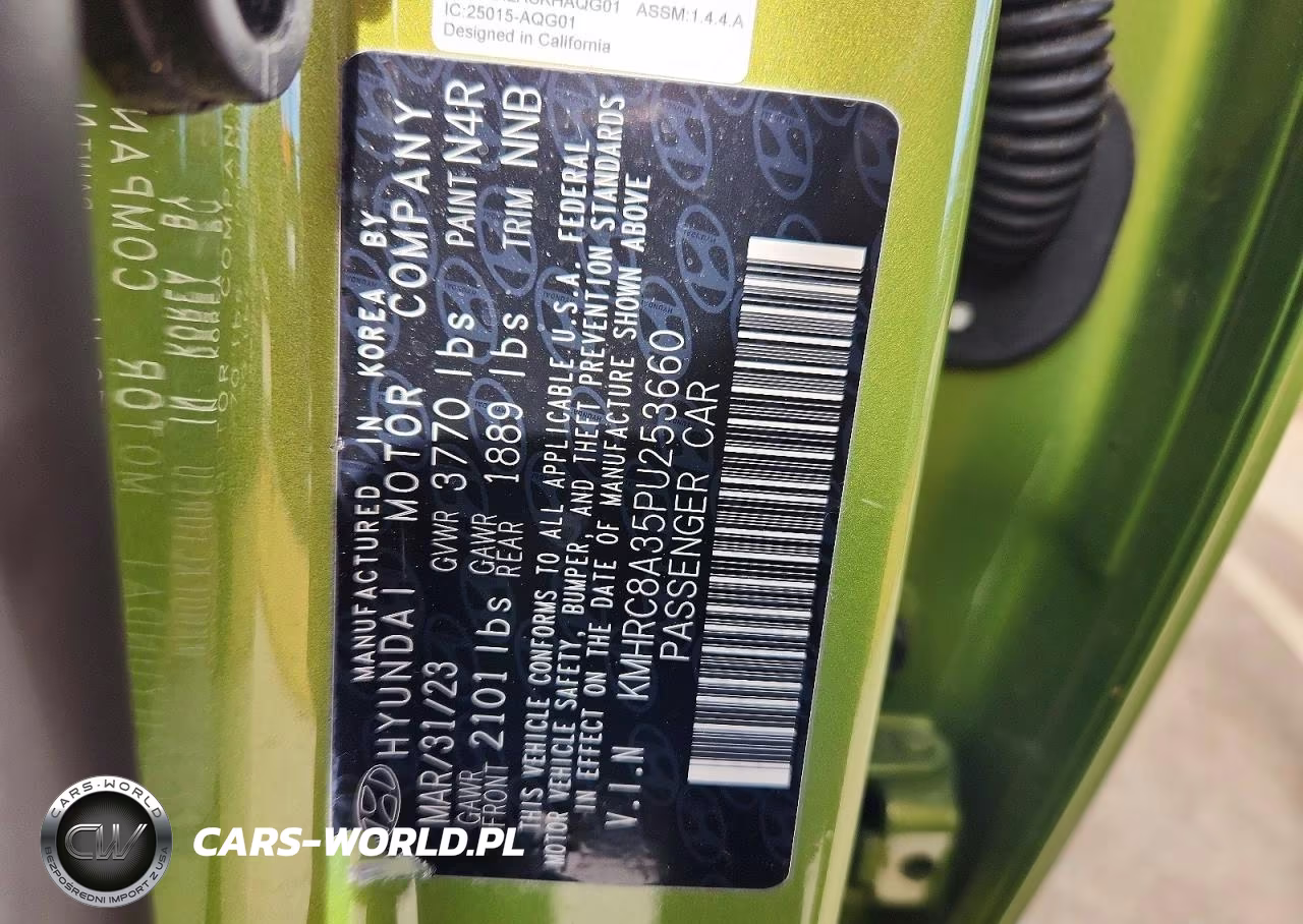 2023 Hyundai Venue Sel VIN:KMHRC8A35PU253660 - 12