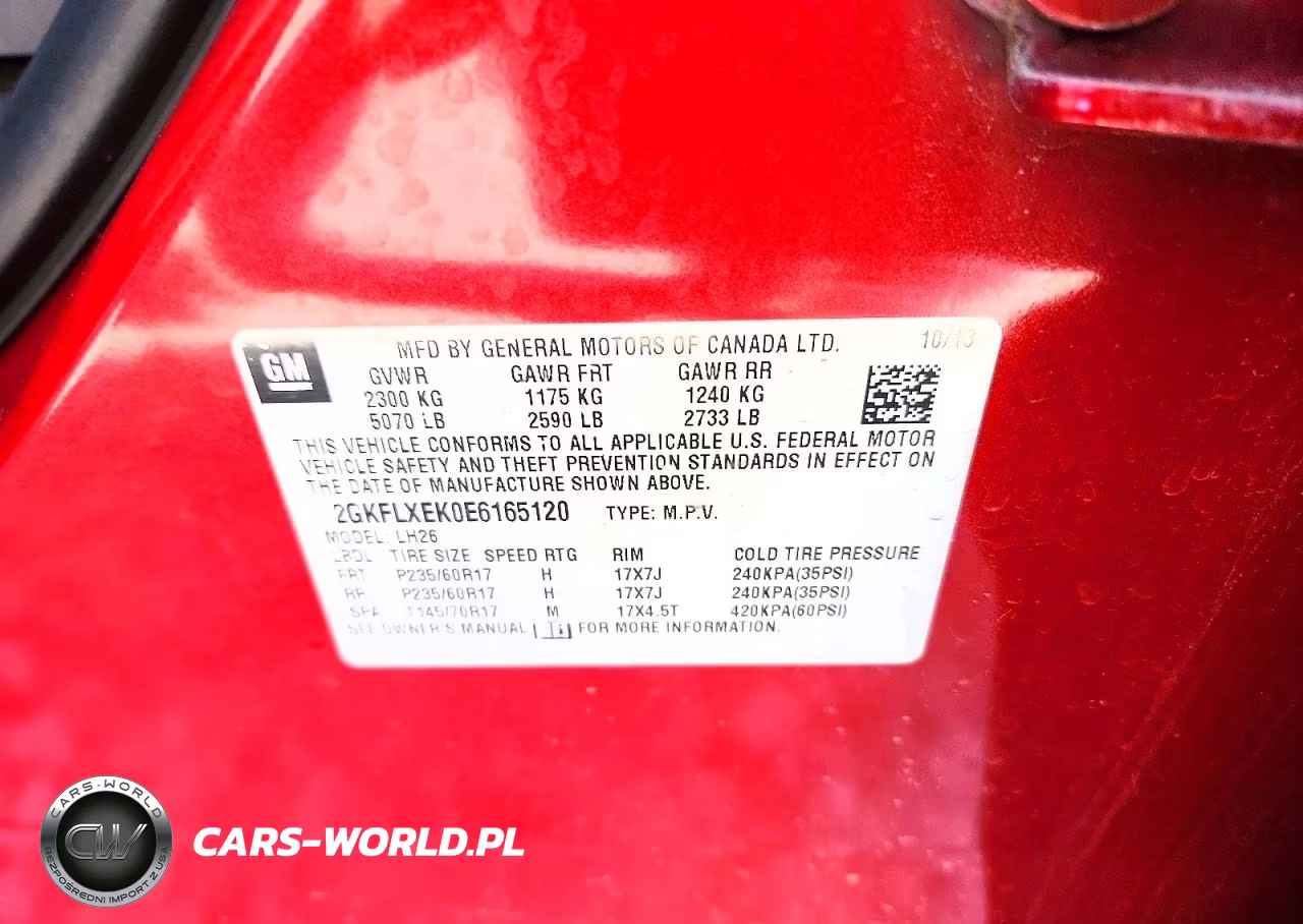 2014 GMC Terrain Slt VIN:2GKFLXEK0E6165120 - 13