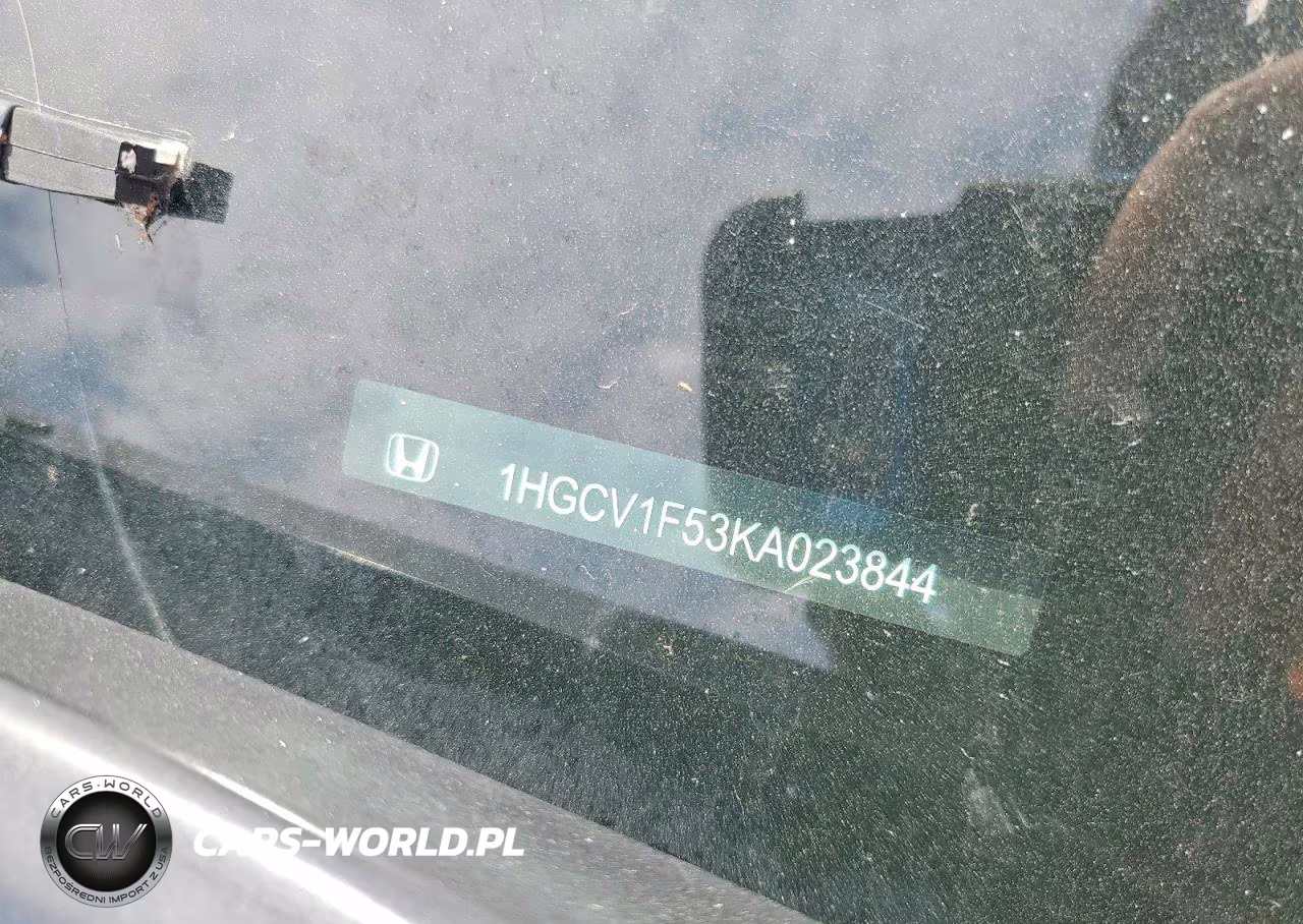 2019 Honda Accord Exl VIN:1HGCV1F53KA023844 - 13