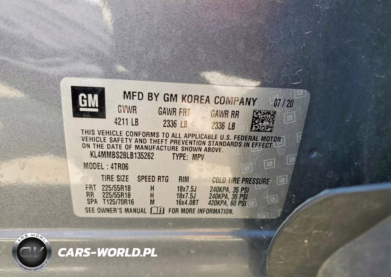 2020 Buick Encore Gx Preferred VIN:KL4MMBS28LB135262 - 12