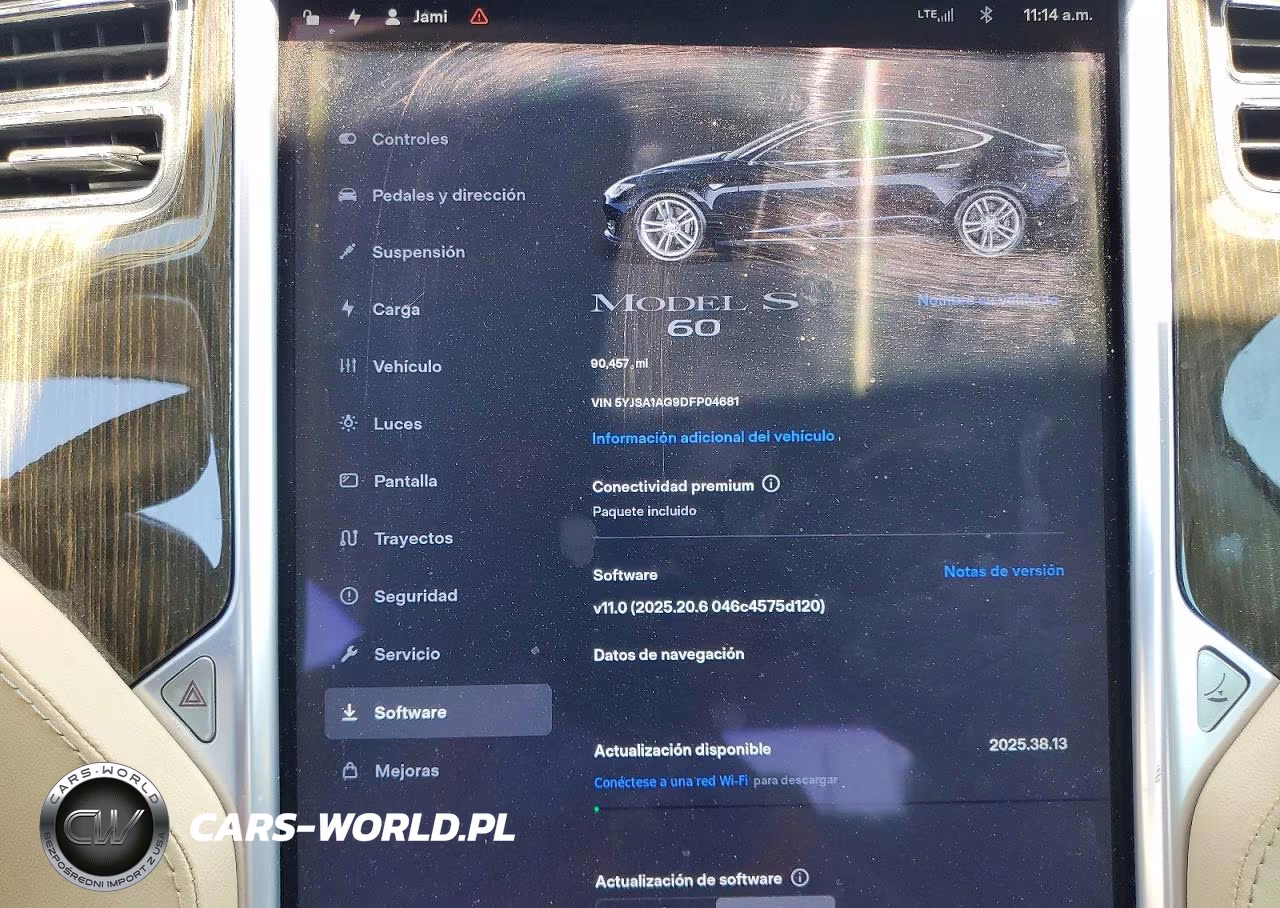 2013 Tesla Model S VIN:5YJSA1AG9DFP04681 - 9