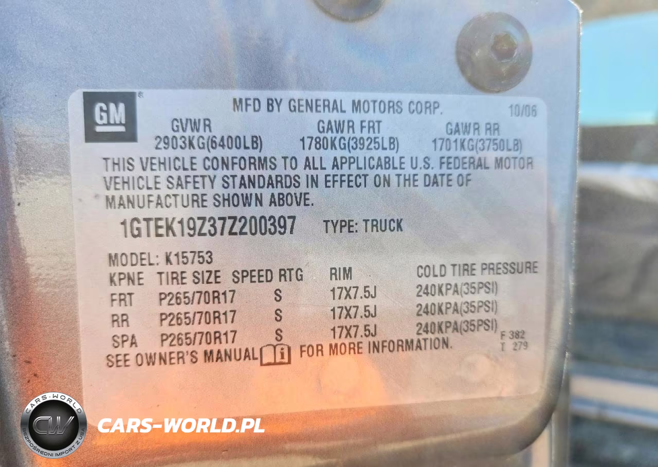 2007 GMC New Sierra K1500 Classic VIN:1GTEK19Z37Z200397 - 12