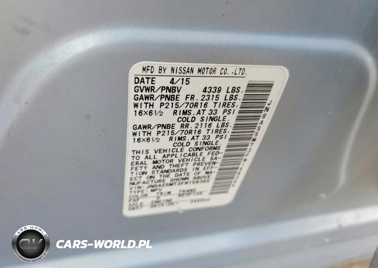 2015 Nissan Rogue Select S VIN:JN8AS5MT3FW156365 - 13