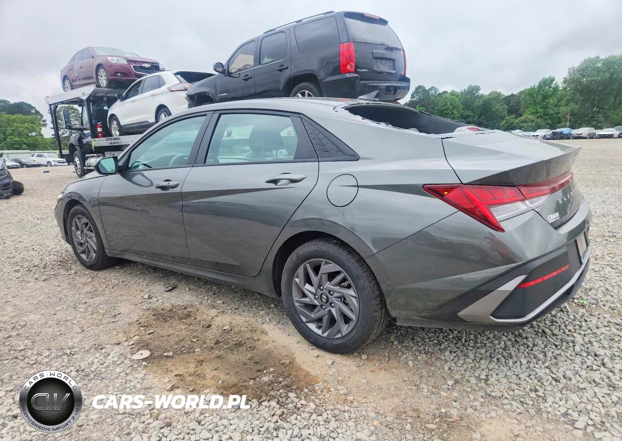 2025 Hyundai Elantra Hybrid Blue VIN:KMHLM4DJ4SU143486 - 2