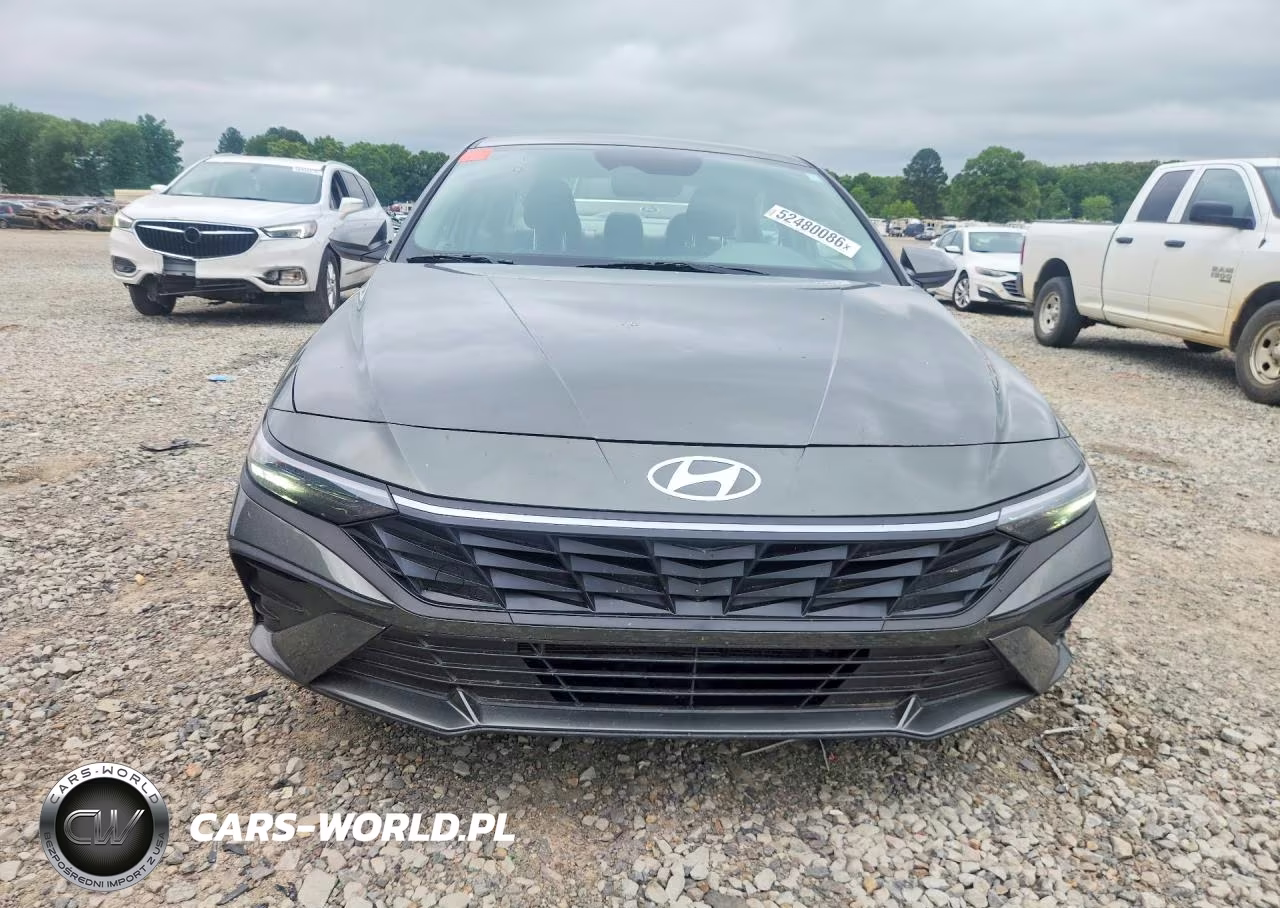 2025 Hyundai Elantra Hybrid Blue VIN:KMHLM4DJ4SU143486 - 5