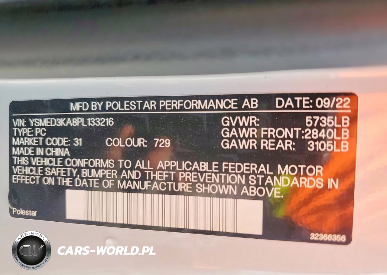 2023 Polestar 2 VIN:YSMED3KA8PL133216 - 12