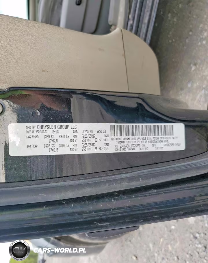 2013 Volkswagen Routan Se VIN:2C4RVABG1DR725532 - 13