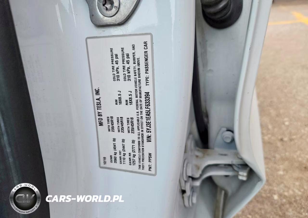 2020 Tesla Model 3 VIN:5YJ3E1EA5LF633394 - 12