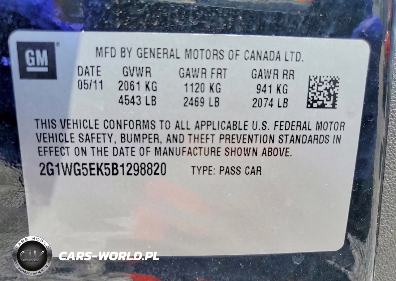 2011 Chevrolet Impala Lt VIN:2G1WG5EK5B1298820 - 12