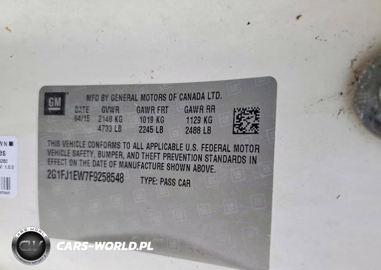 2015 Chevrolet Camaro 2Ss VIN:2G1FJ1EW7F9258548 - 13