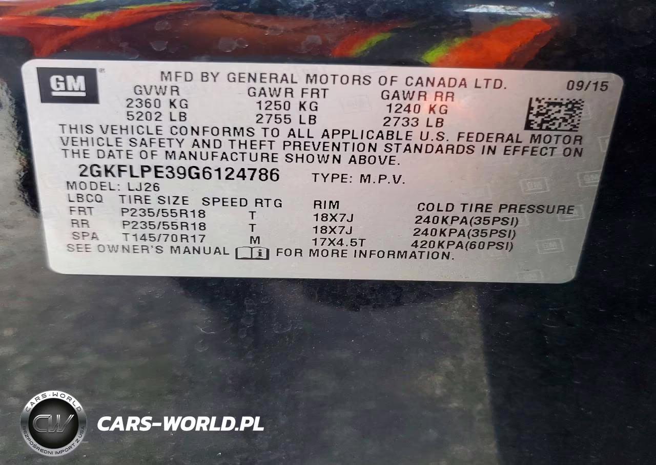 2016 GMC Terrain Slt VIN:2GKFLPE39G6124786 - 13